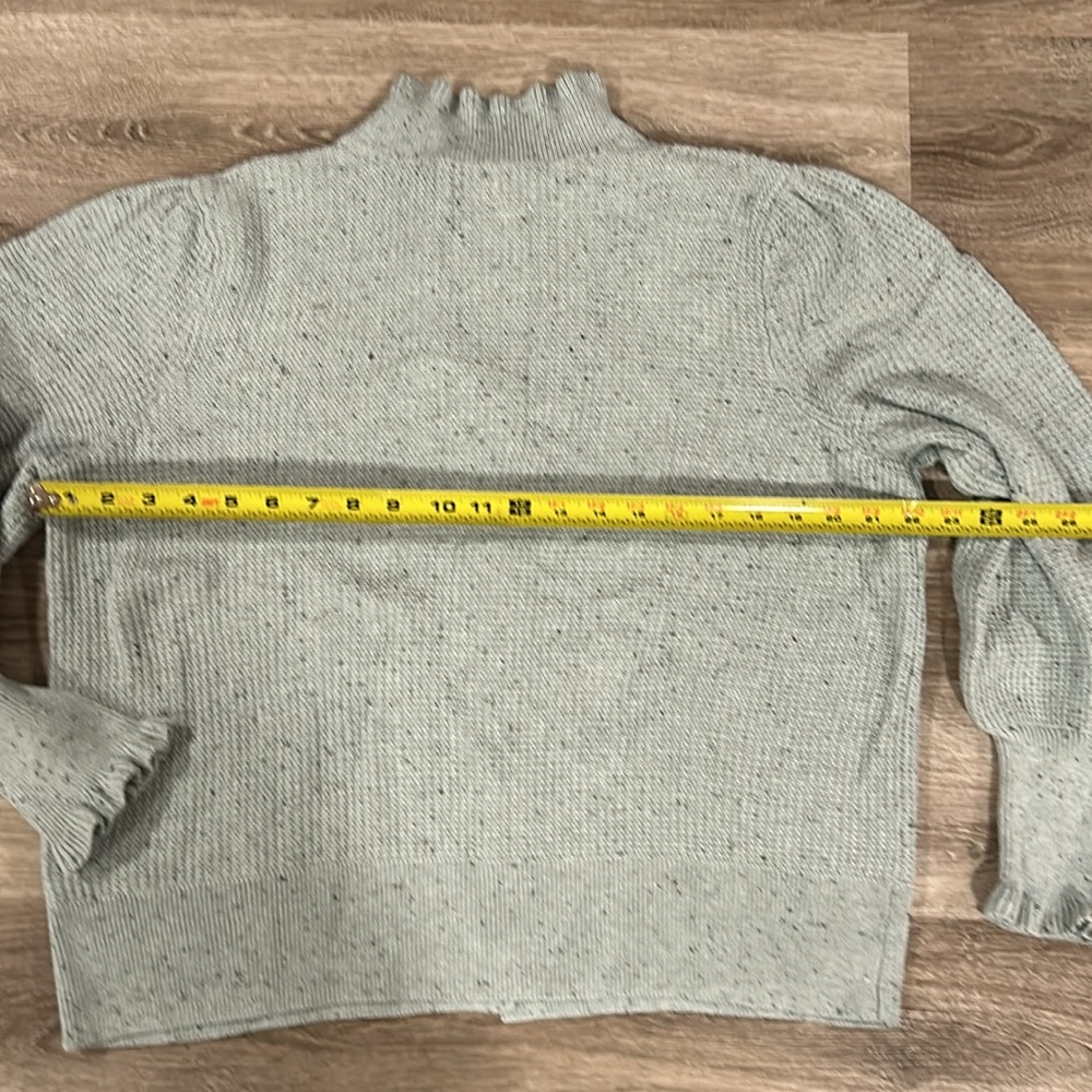 EUC NIC+ZOE Tea Time Vital puff-shoulder cardigan - Picture 6 of 9